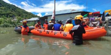 kejadian dan penanganan bencana banjir hingga Januari 2025
