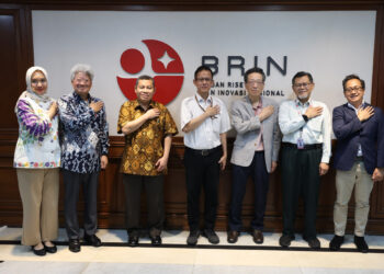 Badan Riset dan Inovasi Nasional (BRIN) menerima kunjungan riset dari Tim Badan Perencanaan Pembangunan Nasional (Bappenas), Asian Productivity Organization (APO), dan National Productivity Organization (NPO) di Gedung BJ Habibie, Jakarta, Rabu (15/1). Kunjungan ini bertujuan mendiskusikan strategi peningkatan produktivitas nasional, khususnya dalam konteks kontribusi riset dan inovasi.