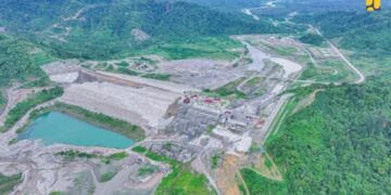 Bendungan siap diresmikan