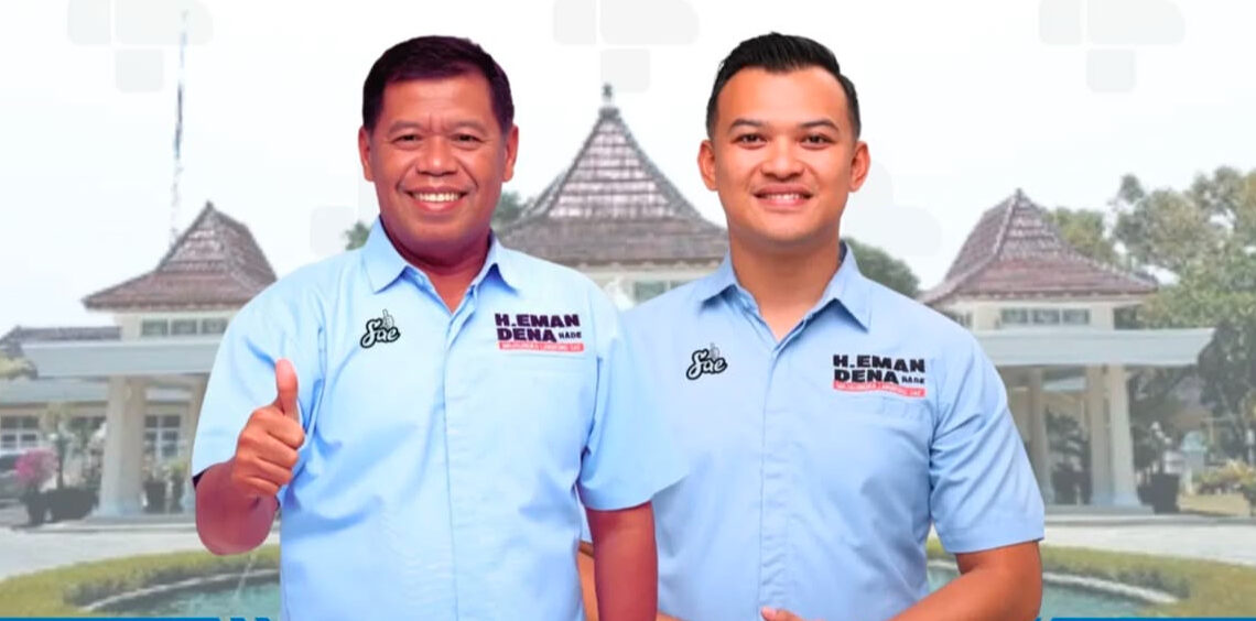 Bupati Majalengka Eman Suherman dan Wakil Bupati Majalengka Dena Muhammad. (foto: istimewa)