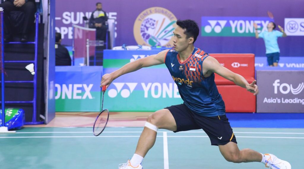 Jonatan Christie di India Open 2025