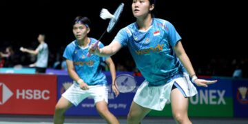 Lanny-Fadia melangkah ke Perempat final Malaysia Open 2025 setelah melalui pertandingan ketat dengan pasangan China Taipei.