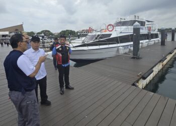 Menteri Perhubungan Dudy Purwagandhi mengunjungi Pelabuhan Sanur, Denpasar, Bali, pada Rabu (1/1).(Foto: Humas Kemenhub)