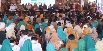 Musyawarah Desa Nasional 2025 diikuti ribuan Kepala Desa dan Kepala Daerah di Kabupaten Sumedang pada Rabu 15 Januari 2024.