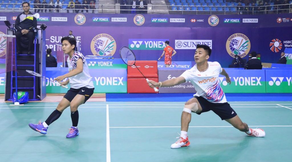 India Open 2025 digelar Sejak Selasa 14 Januari 2025. Pasangan Dejan/Siti Fadia menangi laga debut.(Foto: Humas PBSI)