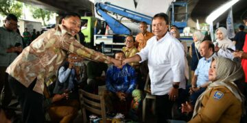 Sekda Jabar Herman Suryatman hadir dalam rapat pertemuan lanjutan penataan kolong jemnatan pasupati