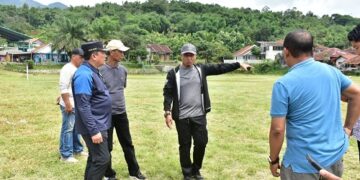 Pj Bupati Sumedang Yudia Ramli Cek Lokasi Peringatan Hari Desa Nasional