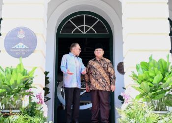 Presiden Republik Indonesia, Prabowo Subianto bertemu dengan Perdana Menteri (PM) Malaysia Anwar Ibrahim pada Kamis, 9 Januari 2025, di Rumah Tangsi, Kuala Lumpur, Malaysia.