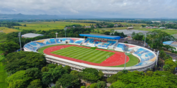 Stadion Kanjuruhan Kabupaten Malang masih dalam tahap renovasi oleh PT Waskita Karya (Persero) Tbk.