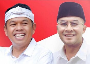 Dedi Mulyadi-Erwan Setiawan, Gubernur dan Wakil Gubernur Jawa Barat terpilih.(Foto:Istimewa).