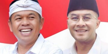 Dedi Mulyadi-Erwan Setiawan, Gubernur dan Wakil Gubernur Jawa Barat terpilih.(Foto:Istimewa).