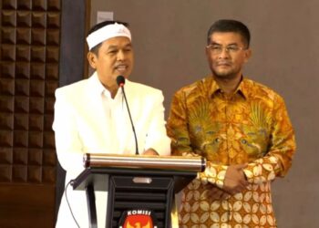 Dedi Mulyadi-Erwan Setiawan, Gubernur dan Wakil Gubernur Jawa Barat terpilih. (Foto:Istimewa).