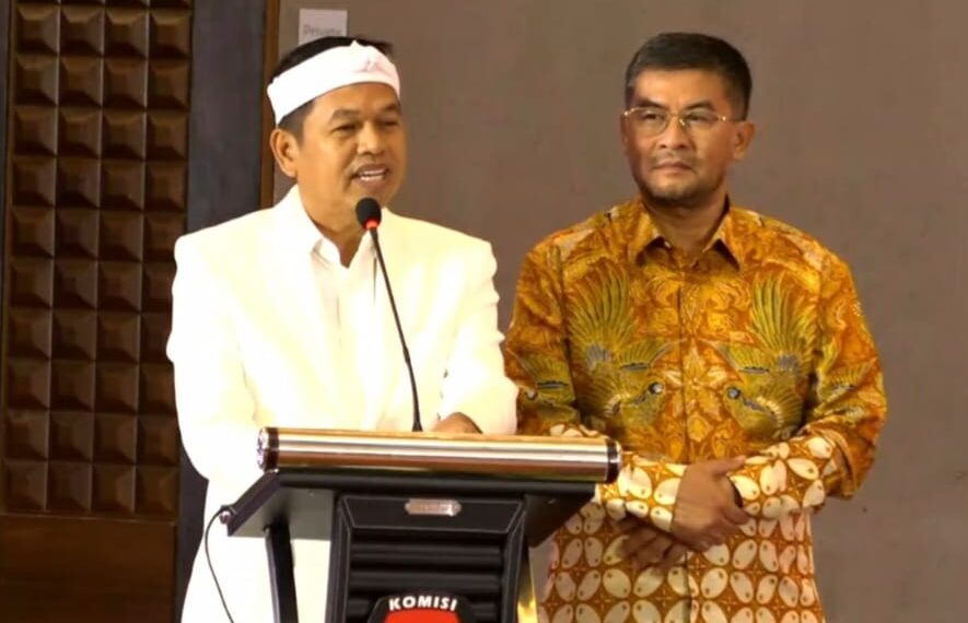 Dedi Mulyadi-Erwan Setiawan, Gubernur dan Wakil Gubernur Jawa Barat terpilih. (Foto:Istimewa).