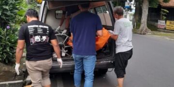 Jasad petugas satpam yang ditemukan tewas diduga dibunuh.(Foto:Istimewa).
