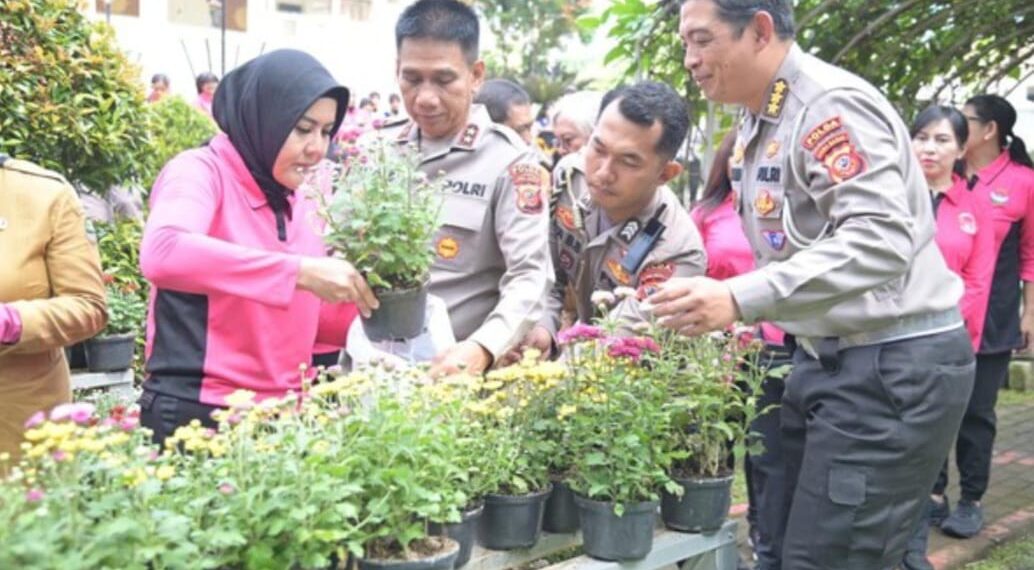 Program Pekarangan Pangan Lestari digagas dan diluncurkan Kapolda Jawa Barat, Irjen Pol. Akhmad Wiyagus.(Foto:Istimewa).