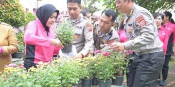 Program Pekarangan Pangan Lestari digagas dan diluncurkan Kapolda Jawa Barat, Irjen Pol. Akhmad Wiyagus.(Foto:Istimewa).