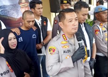 Alif Febriansyah (27), pembunuh pacarnya wanita pegawai salon.(Foto:Istimewa).