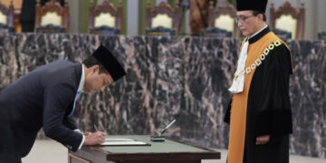 Pelantikan Ex-Officio Kemenkeu 2025 Thomas A.M. Djiwandono