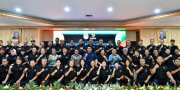 Menteri Pemuda dan Olahraga Republik Indonesia (Menpora RI) Dito Ariotedjo menghadiri pelantikan pengurus Komite Olahraga Masyarakat Indonesia (KORMI) Nasional di Wisma Kemenpora, Jakarta, Jumat (31/1). (andre/kemenpora.go.id)