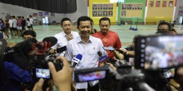 Wakil Menteri Pemuda dan Olahraga Taufik Hidayat menegaskan bahwa tidak ada pelatihan nasional (pelatnas) yang dibubarkan terkait adanya efisiensi anggaran di Kementerian Pemuda dan Olahraga Republik Indonesia (Kemenpora RI). (foto:bagus/kemenpora.go.id)