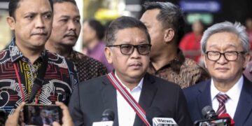 Sekjen PDIP, Hasto Kristiyanto di Gedung KPK.(Foto:Istimewa).