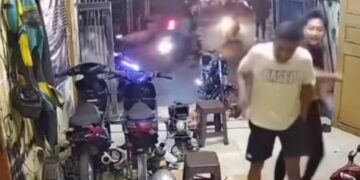 Tangkapan layar rekaman CCTV.(Foto:Istimewa).