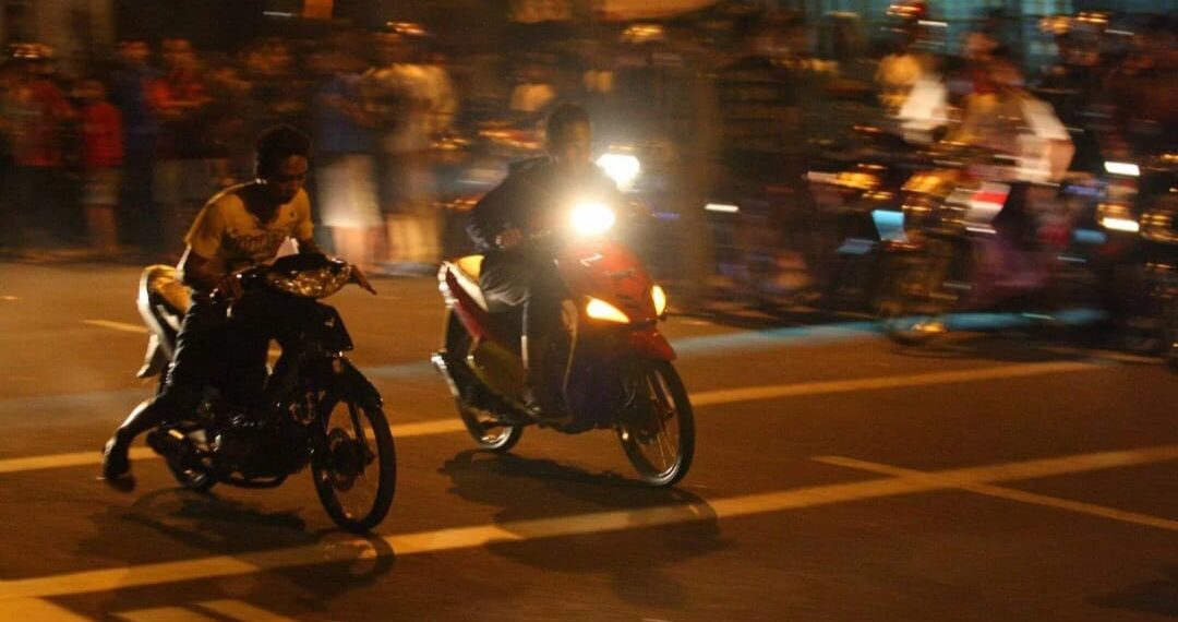 Aksi balapan liar.(Foto:Istimewa).