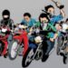 Ilustrasi gerombolan bermotor.(Foto:Istimewa).