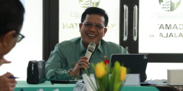 Bupati Bandung Dadang Supriatna bersama empat camat di daerah pemilihan (dapil) V melaksanakan ekspos kondisi wilayah di empat kecamatan yang ada di Kabupaten Bandung, Selasa (4/3/2025).