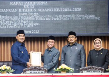 Dewan Perwakilan Rakyat Daerah (DPRD) Kota Bandung secara resmi menyetujui kerja sama antara Pemerintah Kota Bandung dan Pemerintah Kota Daegu, Korea Selatan.