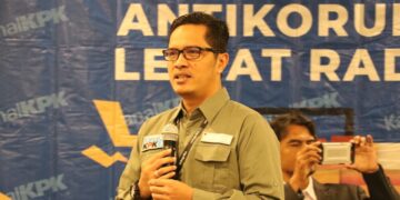 Febri Diansyah saat di KPK