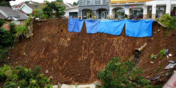 Longsor di Kota Bogor