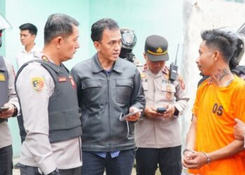 Salah satu anggota geng motor 'Brigez', tersangka pengeroyokan menewaskan juru parkir di Cimaung, Kabupaten Bandung.(Foto:Istimewa).