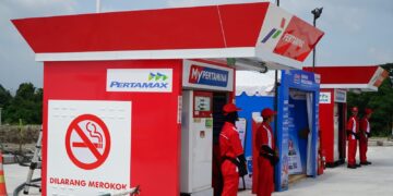 Caption: Pertamina Patra Niaga kembali menghadirkan fasilitas modular sebagai unit layanan tambahan yang menyediakan BBM guna mendukung kenyamanan masyarakat. (Dok. Istimewa)