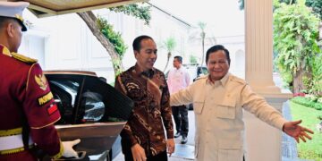 Presiden Prabowo Subianto mengundang Presiden ke-7 Republik Indonesia Joko Widodo untuk berbuka puasa bersama di Istana Kepresidenan Jakarta, Rabu (26/03/2025).
