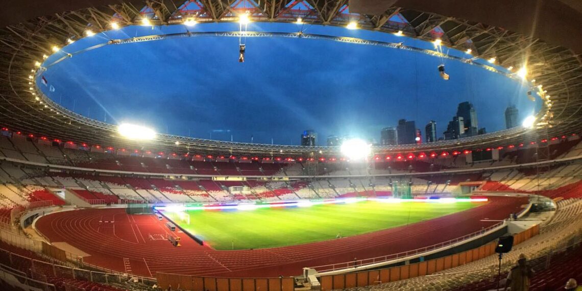 Stadion GBK,indonesia vs bahrain