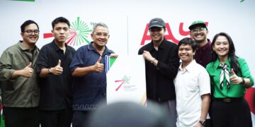 Peresmian logo resmi Asia Afrika Youth Forum (AAYF) 2025 digelar di Gaya Brasserie, Jalan LL. RE. Martadinata, ini dihadiri langsung oleh Wali Kota Bandung, Muhammad Farhan, bersama para desainer logo serta perwakilan dari komunitas kreatif dan kebudayaan.