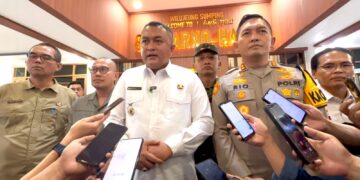 Bupati Bogor Rudy Susmanto dan Kapolres Bogor AKBP Rio Wahyu Anggoro.(Foto: Humas Pemkab Bogor)