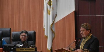 Dewan Perwakilan Rakyat Daerah (DPRD) Kabupaten Sumedang menggelar Rapat Paripurna Istimewa dalam rangka memperingati Hari Jadi ke-447 Sumedang di Gedung DPRD, Selasa (22/4/2025).