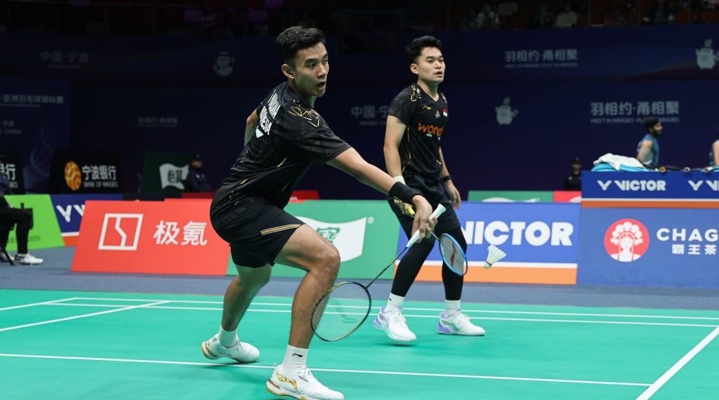 Leo Rolly Carnando dan Bagas Maulana Badminton Asia Championships (BAC) 2025