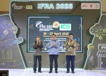 Menteri Perdagangan, Budi Santoso membuka The 23rd Internasional Franchise, License and Business Concept Expo and Conference (IFRA) dan Internasional Culinary Expo (ICE) 2025 yang berlangsung di Indonesia Convention Exhibition (ICE) BSD City, Tangerang, Banten, Jumat (25 Apr).(Foto: Humas Kemendag)