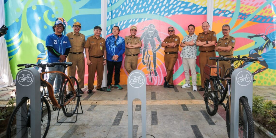 Peresmian tembok mural Lodaya