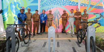 Peresmian tembok mural Lodaya