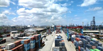 Pelabuhan, peti kemas, ekspor, impor, perdagangan,inflasi,perdagangan