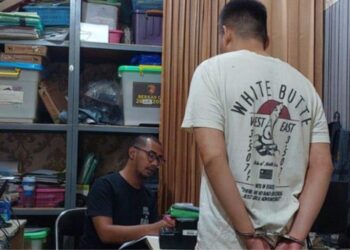 Pelaku pembunuhan wanita penuh luka di Tanah Sareal, Kota Bogor.(Foto:Istimewa).