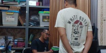 Pelaku pembunuhan wanita penuh luka di Tanah Sareal, Kota Bogor.(Foto:Istimewa).