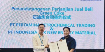 PT Pertamina Petrochemical Trading (Pertachem) menjalin kolaborasi bersama PT Indonesia BTR New Energy Material dalam pengembangan produk petrokimia. (Dok. Istimewa)