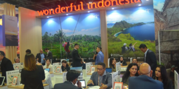 Arabian Travel Market (ATM) Dubai 2025. Acara ini berlangsung di Dubai World Trade Centre mulai 28 April hingga 1 Mei 2025.