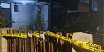 Rumah tempat mayat wanita lansia ditemukan dikubur di Kelurahan Sadangserang, Kecamatan Coblong, Kota Bandung.(Foto:Istimewa).