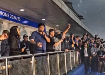 Menteri Perumahan dan Kawasan Permukiman, Maruarar Sirait, di Stadion GBLA, Kota Bandung.(Foto:Istimewa).